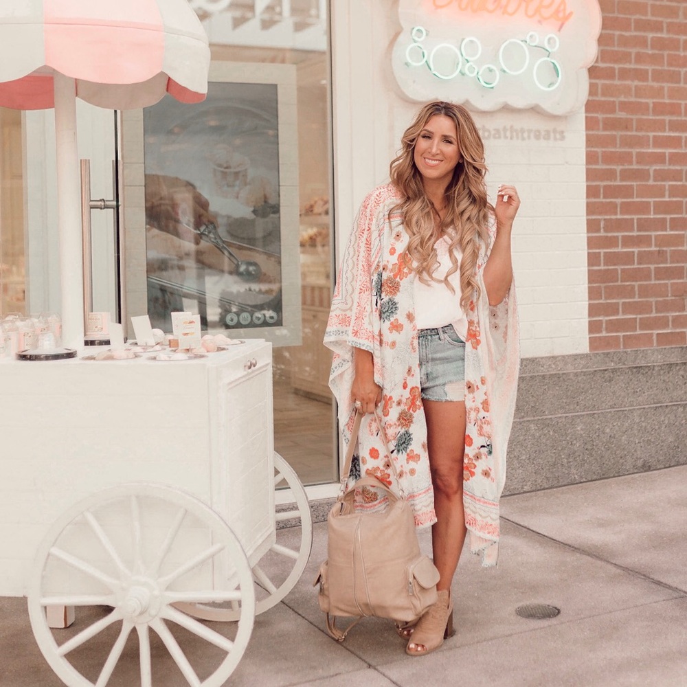 Vici Floral Kimono OS